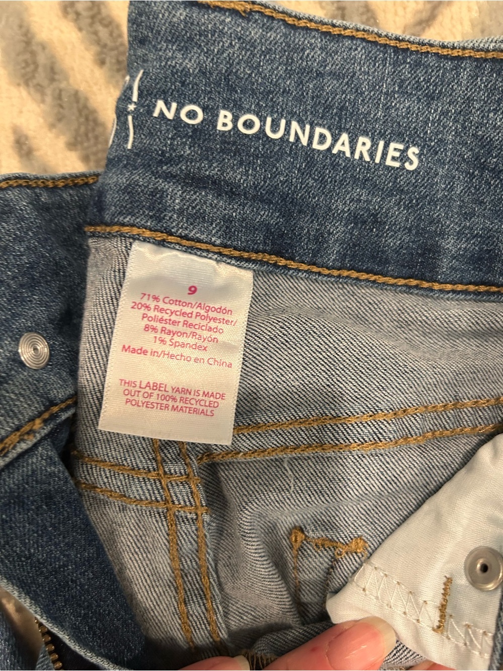 Jean Bundle, 4 Pairs Size 6-8, Straight, Wide, Flare, and Boot leg Jeans - Picture 14 of 16